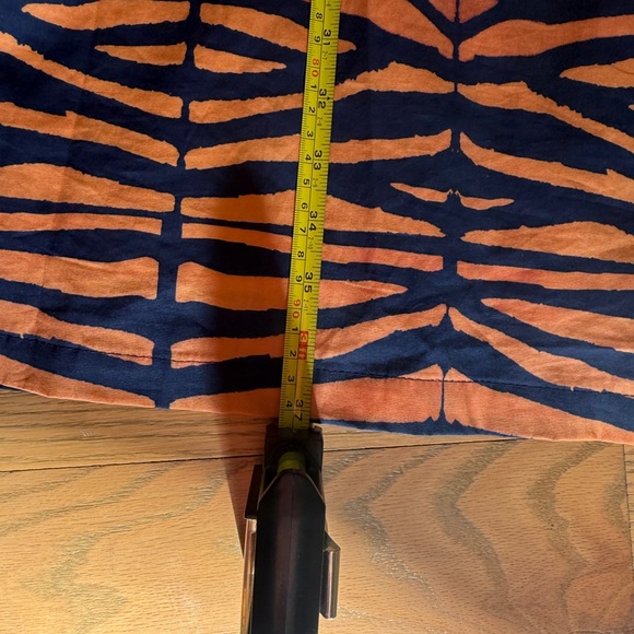 Navy Blue & Orange Tiger Stripe Dress - Gameday Dress, Clemson, Auburn - Picture 11 of 11